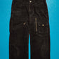 2005 Black Corduroy Asymmetrical Patch Pocket Cargo Pants (30~31)