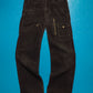 2005 Black Corduroy Asymmetrical Patch Pocket Cargo Pants (30~31)