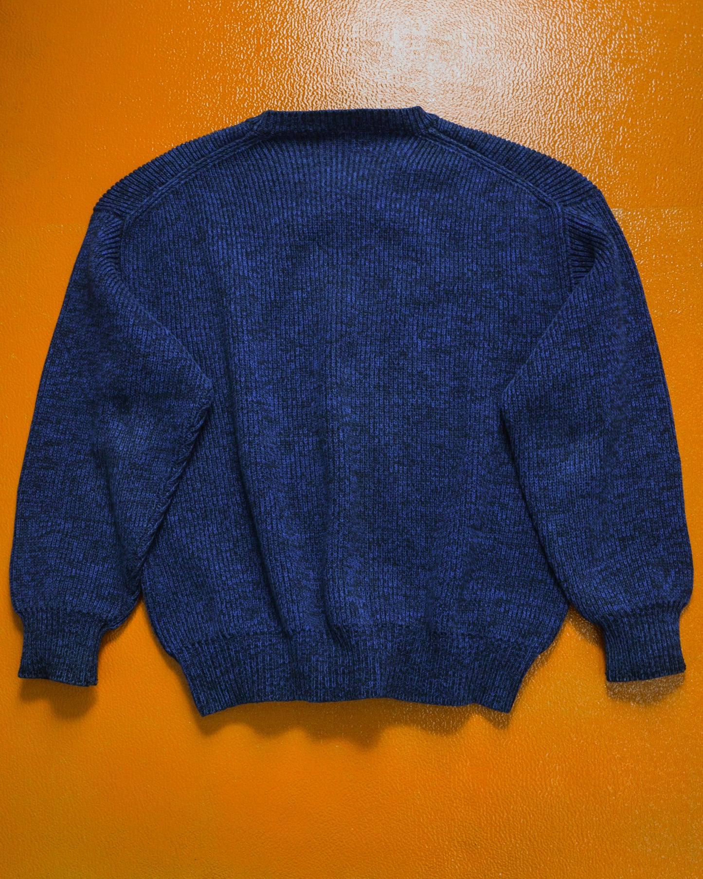 80s Speckled Blue Tonal Chunky Knit (~M~)