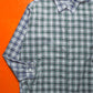 Dual Plaid Contrast Front Lightweight Zip Up (~L~)