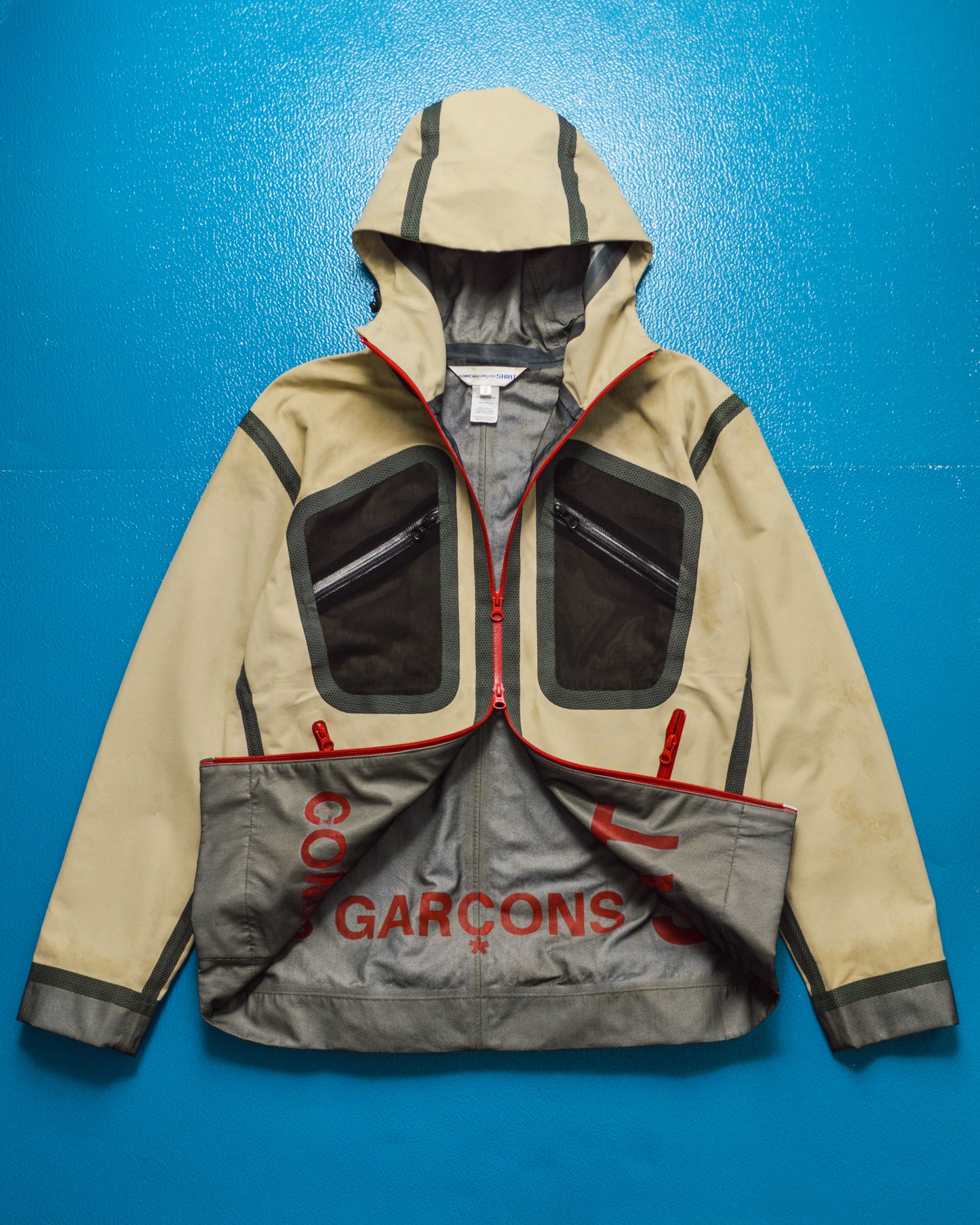 2008 Taped Seam Hooded Track Jacket (S~M)