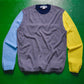 Split Colour Light Knit Jumper (~M~)
