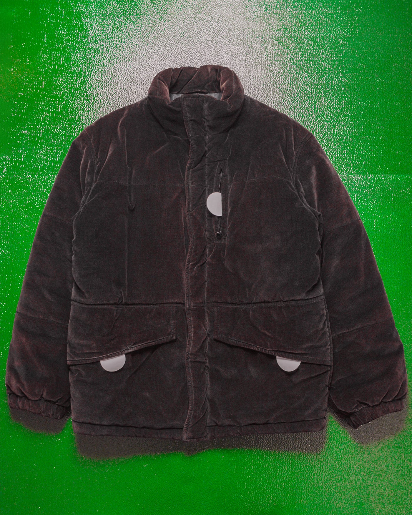 Velour Puffer Jacket (S~M)