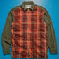 90s Plaid Front Zip Up Lightweight Jacket (~M~)