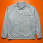 90s Pale Blue Relaxed Boxy Light Work Jacket (M)