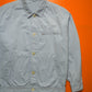 90s Pale Blue Relaxed Boxy Light Work Jacket (M)