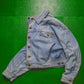 90s Cropped Balloon Denim Jacket (~S~)