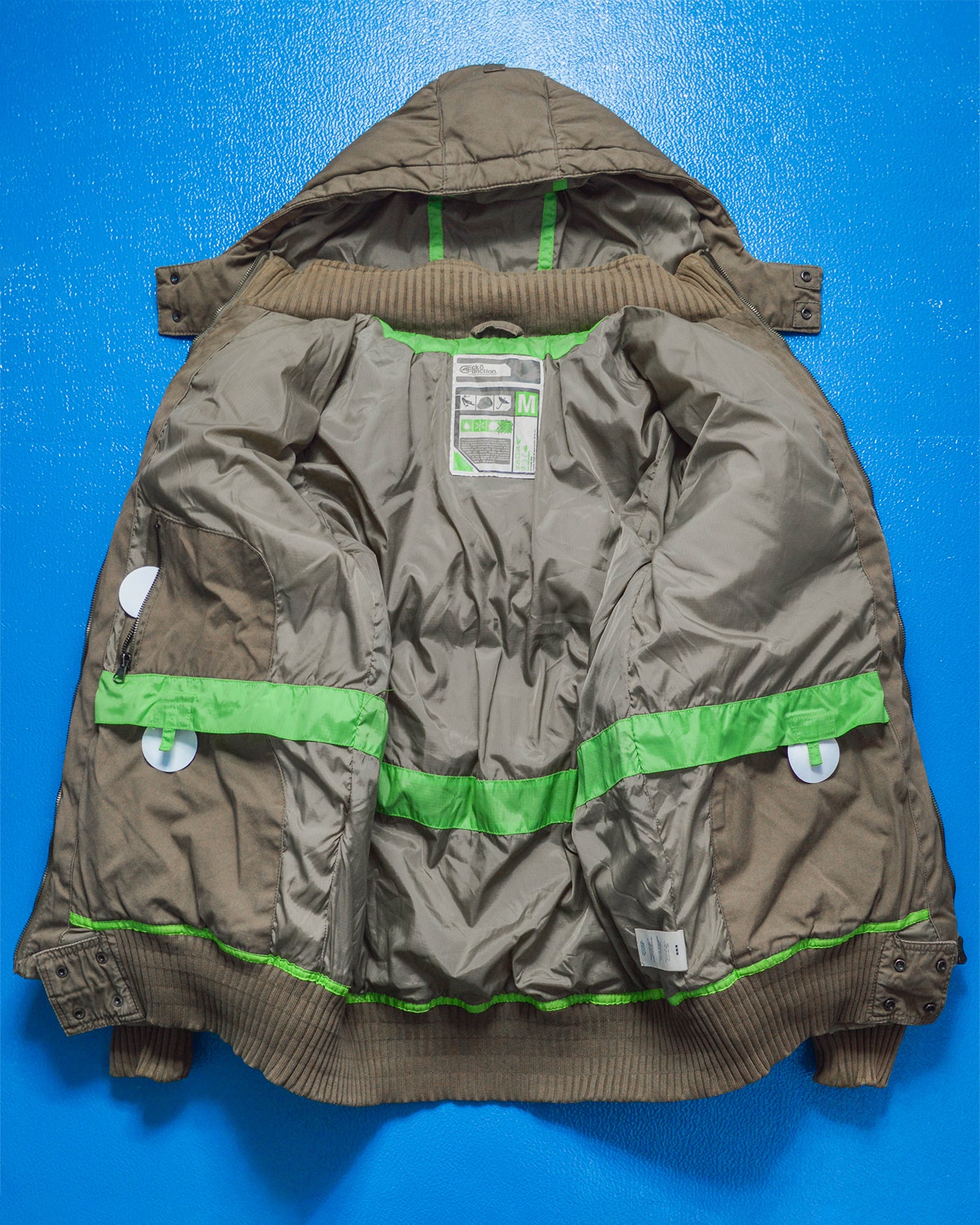 Function Tectonic Style Panelled Puffer Jacket (M)