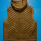90s Diamond Quilted Hooded Vest (~M~)