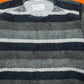 2003 Greyscale Fleece Striped Jumper (M)