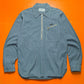 2004 "Lumber" Arabic Patch Half Zip Striped Shirt (M~L)