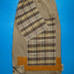 Patchwork Plaid Panelled Jumper and Maxi Skirt Set (M)