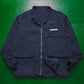 Asymmetrical Multi - Pocket  Navy Work Jacket (M~L)
