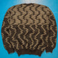 80s Glissade Style / Lightning Horizon / Zigzag Heavy Knit Jumper (M~L)