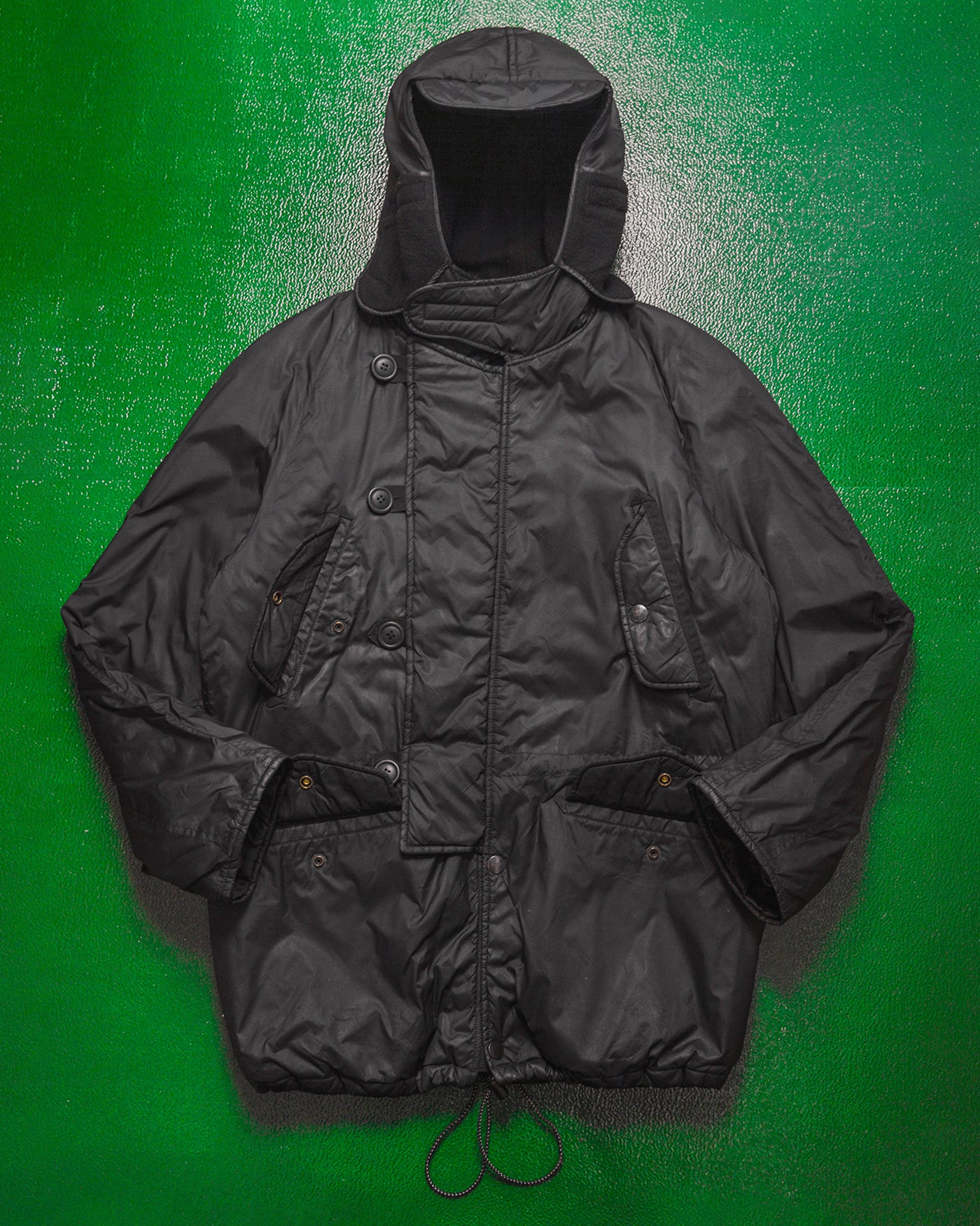 F/W 1999 Riot Mask Military Style Padded Nylon Parka (M)