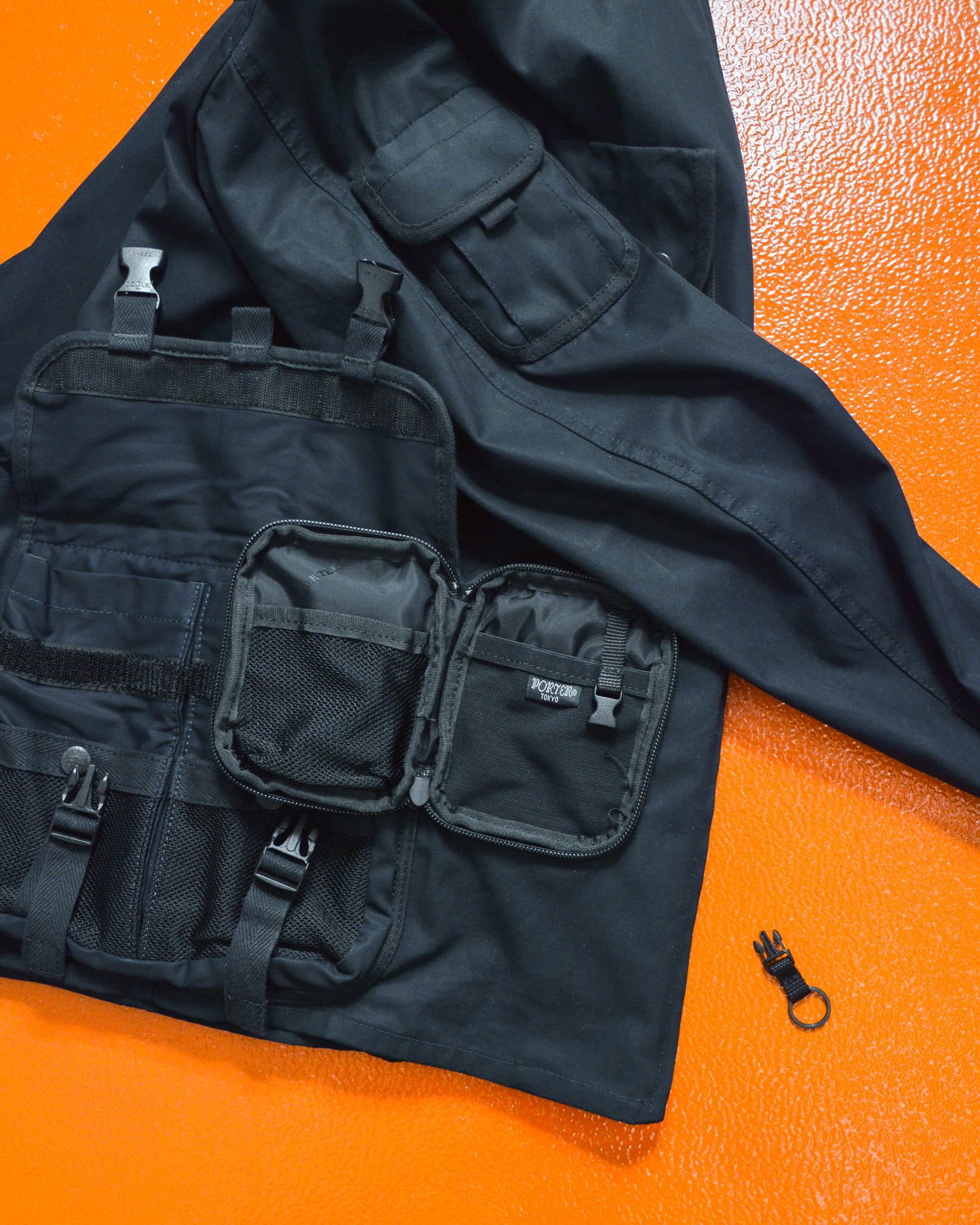 SS09 Deep Navy Utility Cargo Jacket (~S~)