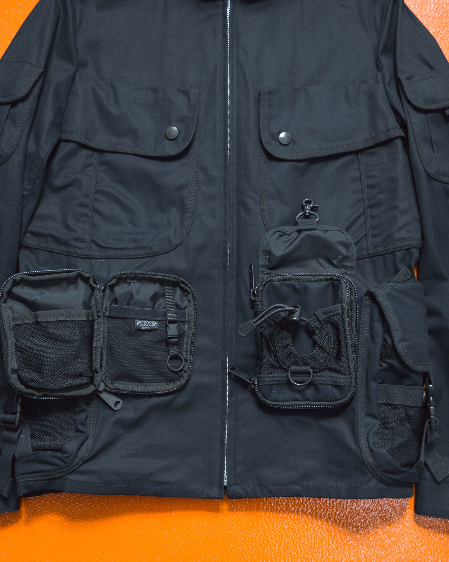 SS09 Deep Navy Utility Cargo Jacket (~S~)