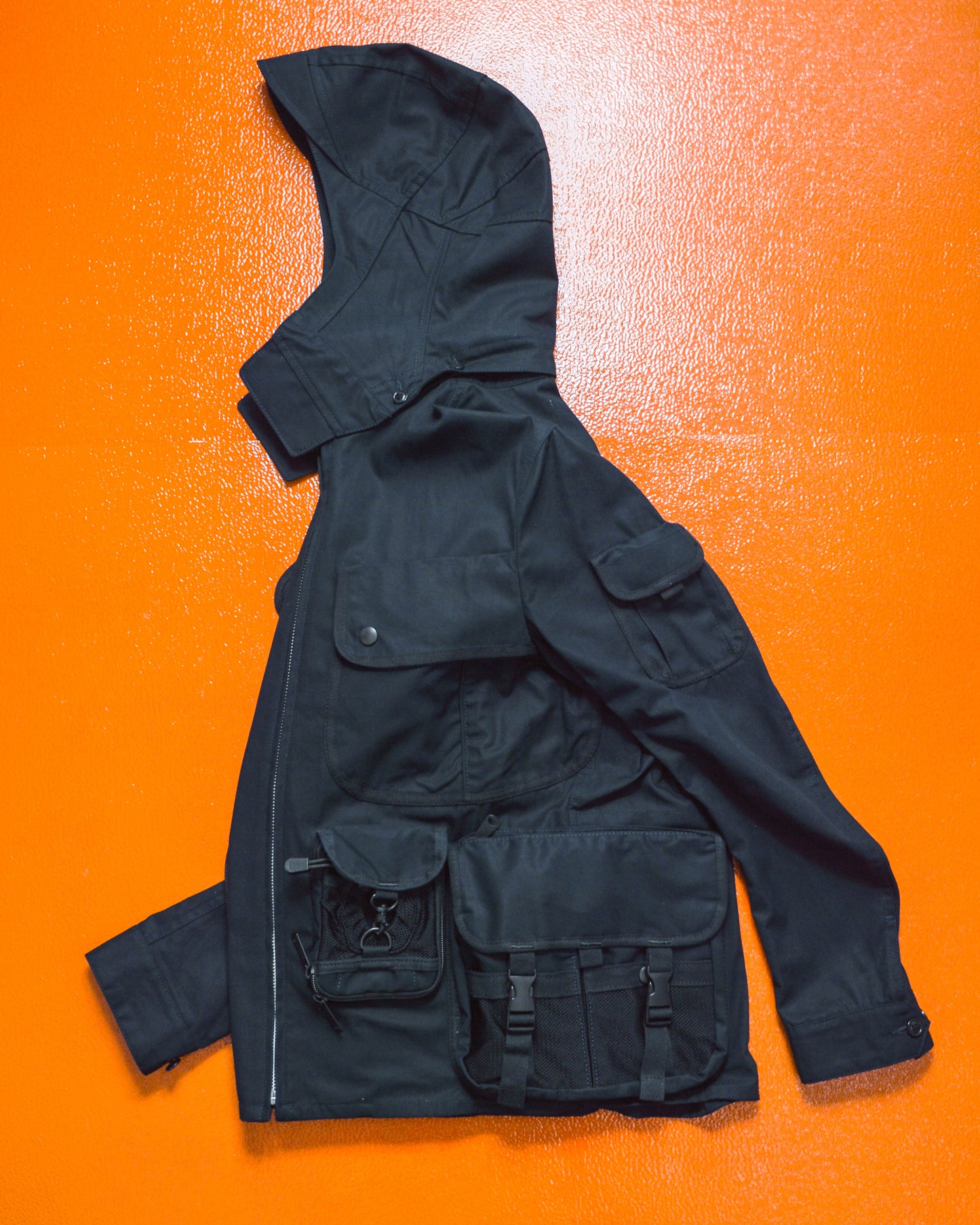 SS09 Deep Navy Utility Cargo Jacket (~S~)