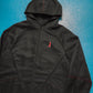 Engineered Jeans Futuristic Tectonic Hooded Panelled Track Top / Jacket (L~XL)