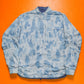 FUTURA AW01 Reversible "Pointman" Rain "Splinter" Camo Blue Jacket (M)
