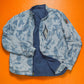 FUTURA AW01 Reversible "Pointman" Rain "Splinter" Camo Blue Jacket (M)