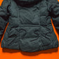 Actlive Subversive Matte Grey Fur Trim Back Pack Strap Puffer Jacket (40)