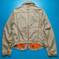 Beige / Orange Butterfly Zip Up Jacket (~M~)