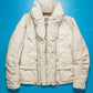 Cream Multi Zip Shawl Neck Jacket (XL)
