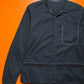 Reconstructed Style Corduroy Panelled Open Collar Longsleeve Shirt (~M~)
