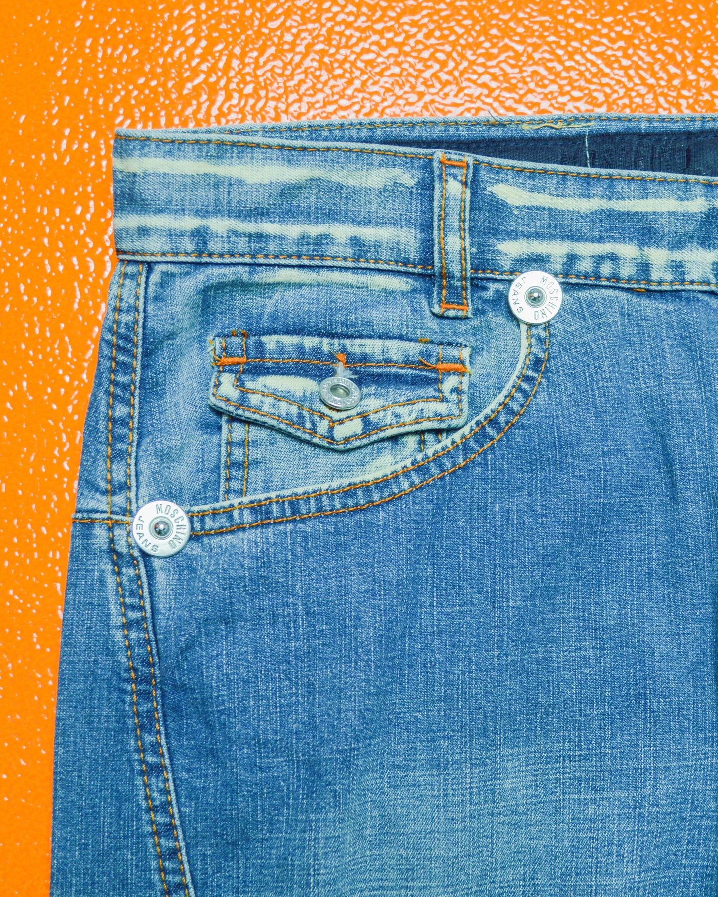 Blue Panelled Denim / Jeans (~32~)