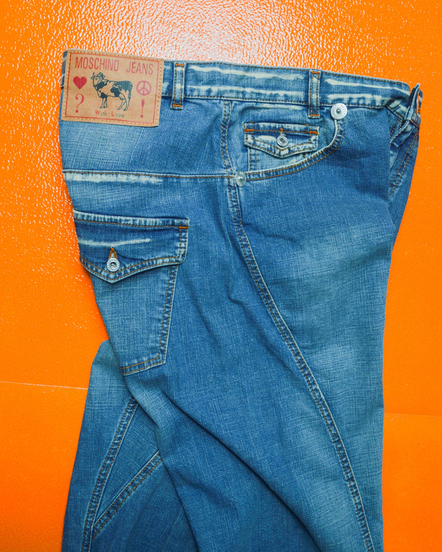 Blue Panelled Denim / Jeans (~32~)