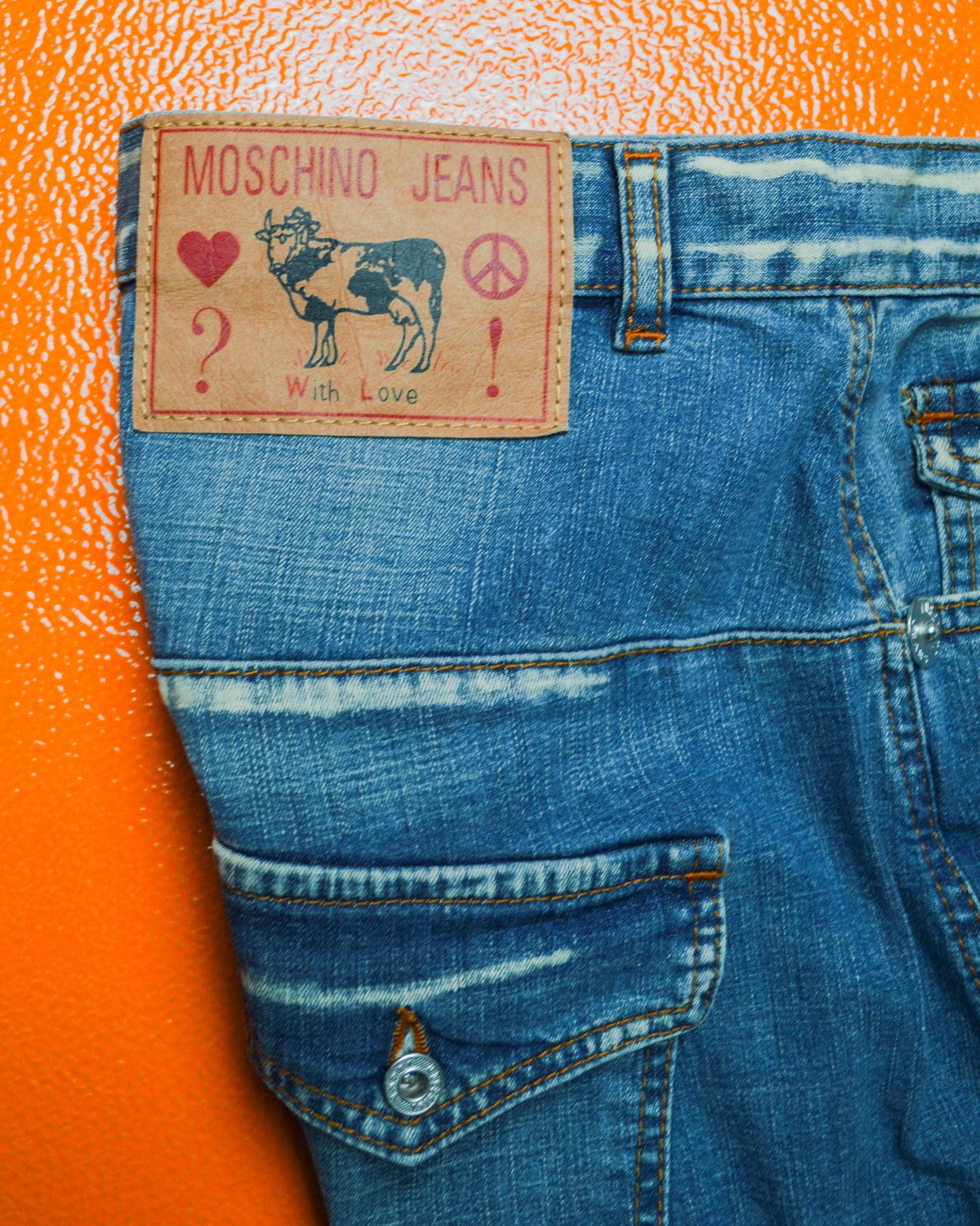 Blue Panelled Denim / Jeans (~32~)