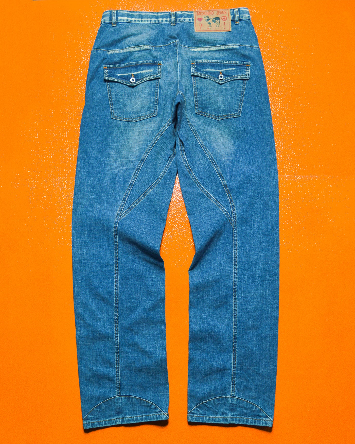 Blue Panelled Denim / Jeans (~32~)