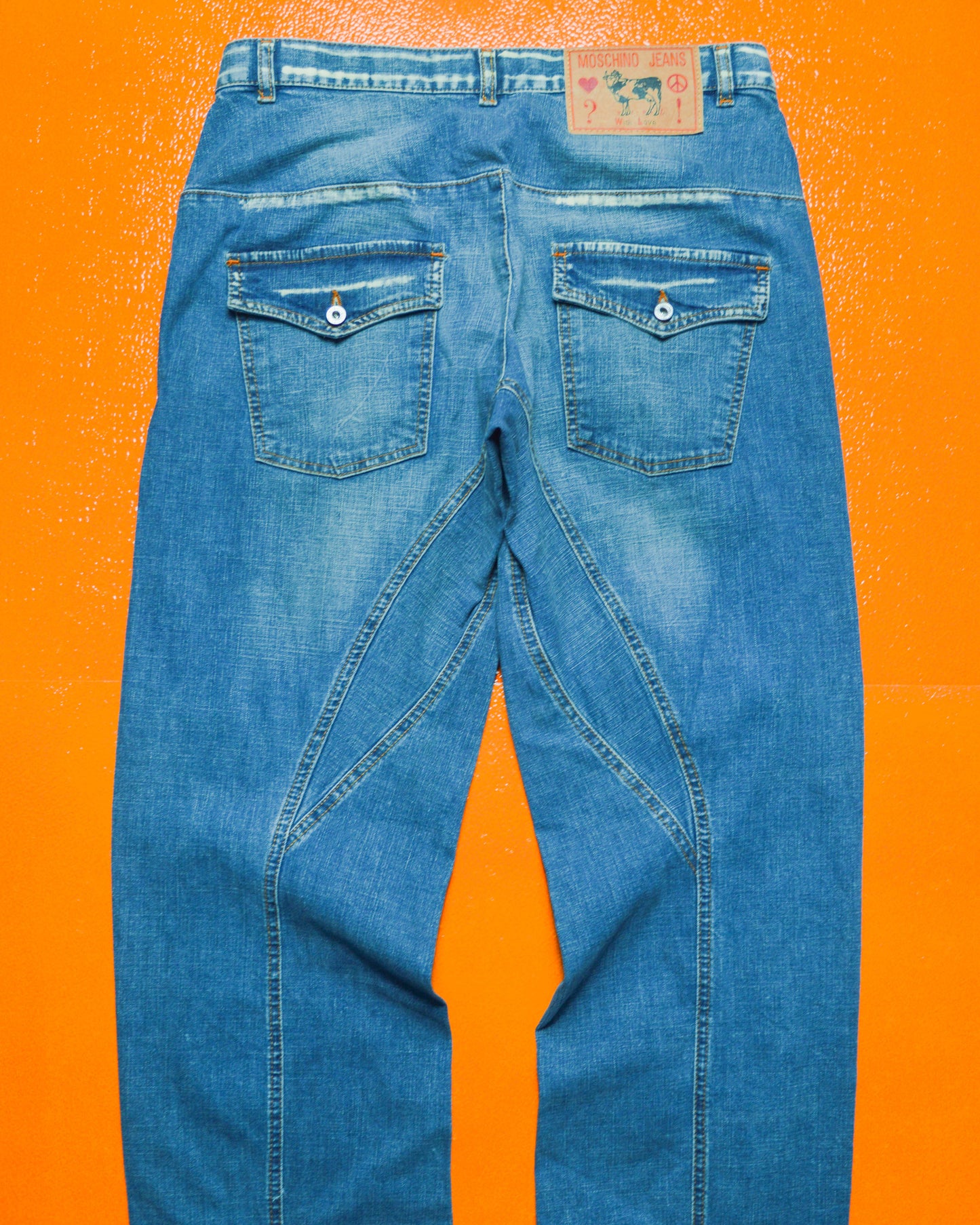 Blue Panelled Denim / Jeans (~32~)