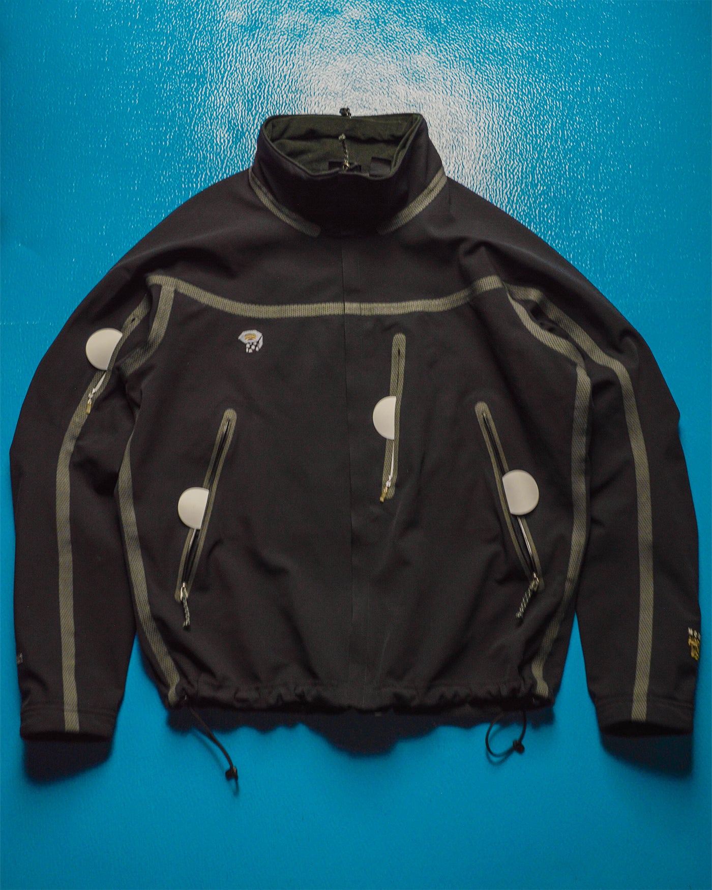 Mountain Hardwear 2000s Black Conduit Taped Softshell Jacket