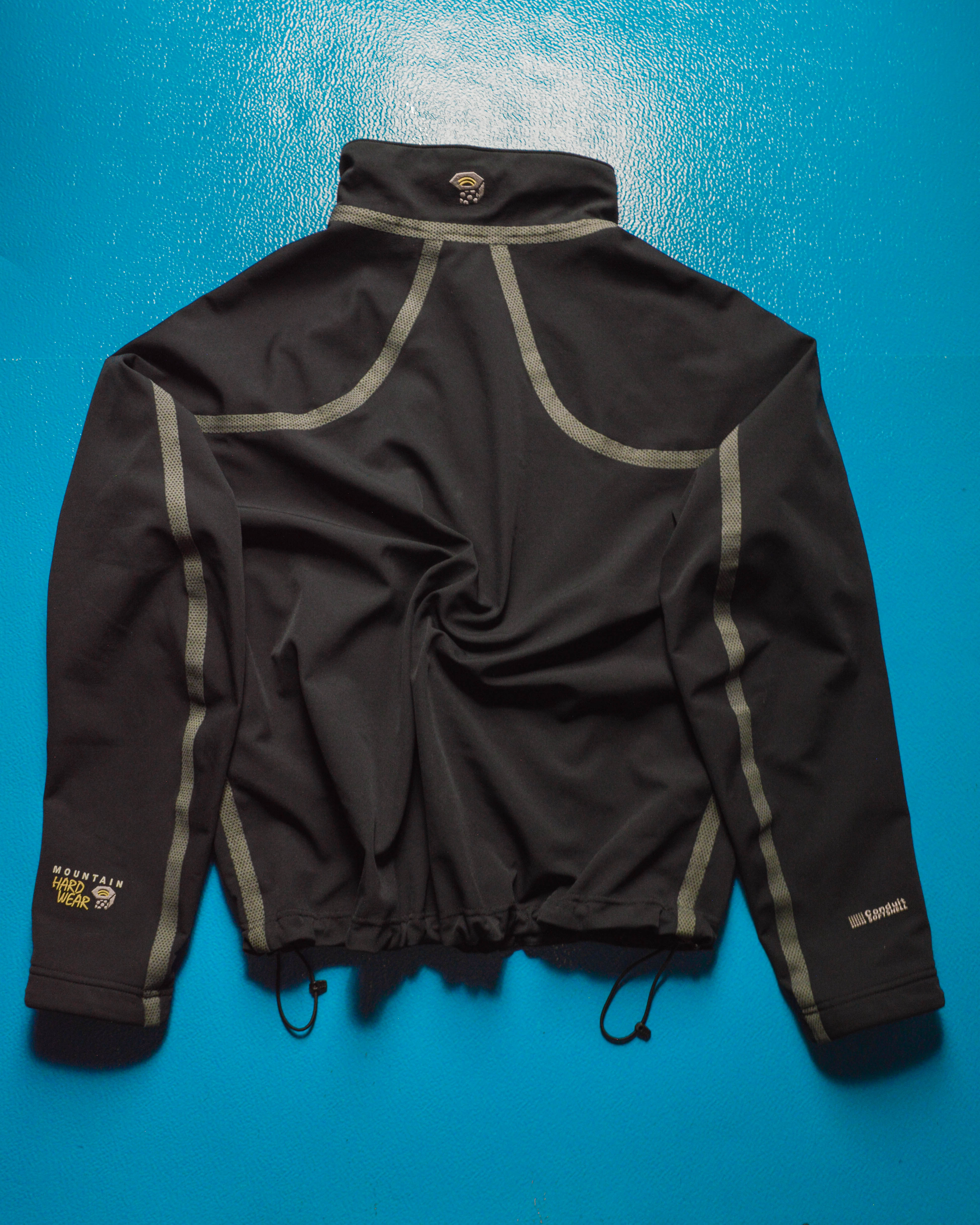 Mountain Hardwear 2000s Black Conduit Taped Softshell Jacket (~M