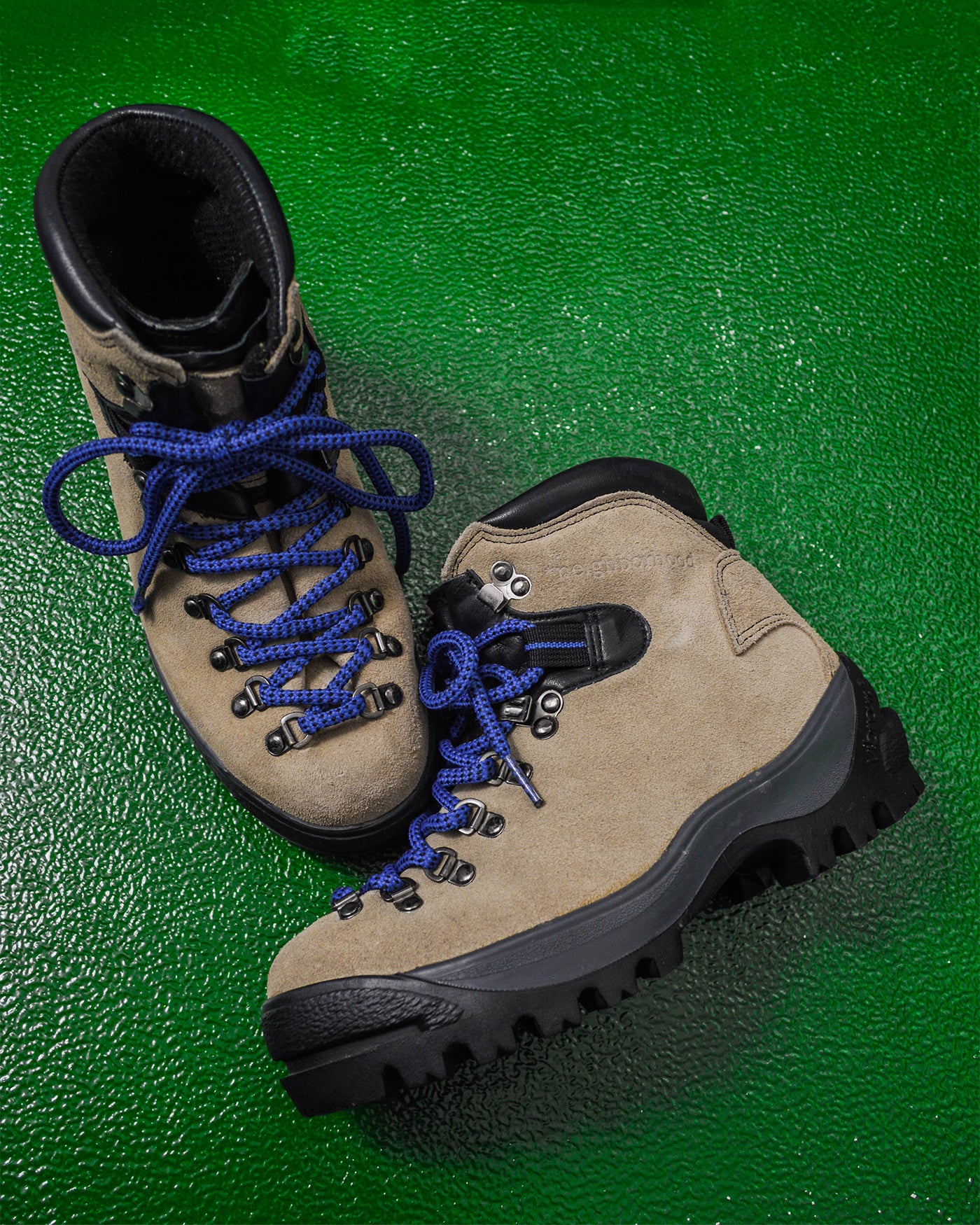 "Hoods" Harrods Flip Early 2000s Beige Hiking Boots (~UK4/5~)