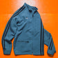 2004 Muted Teal Striped Asymmetrical Light Jacket (~M~)