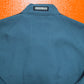 2004 Muted Teal Striped Asymmetrical Light Jacket (~M~)