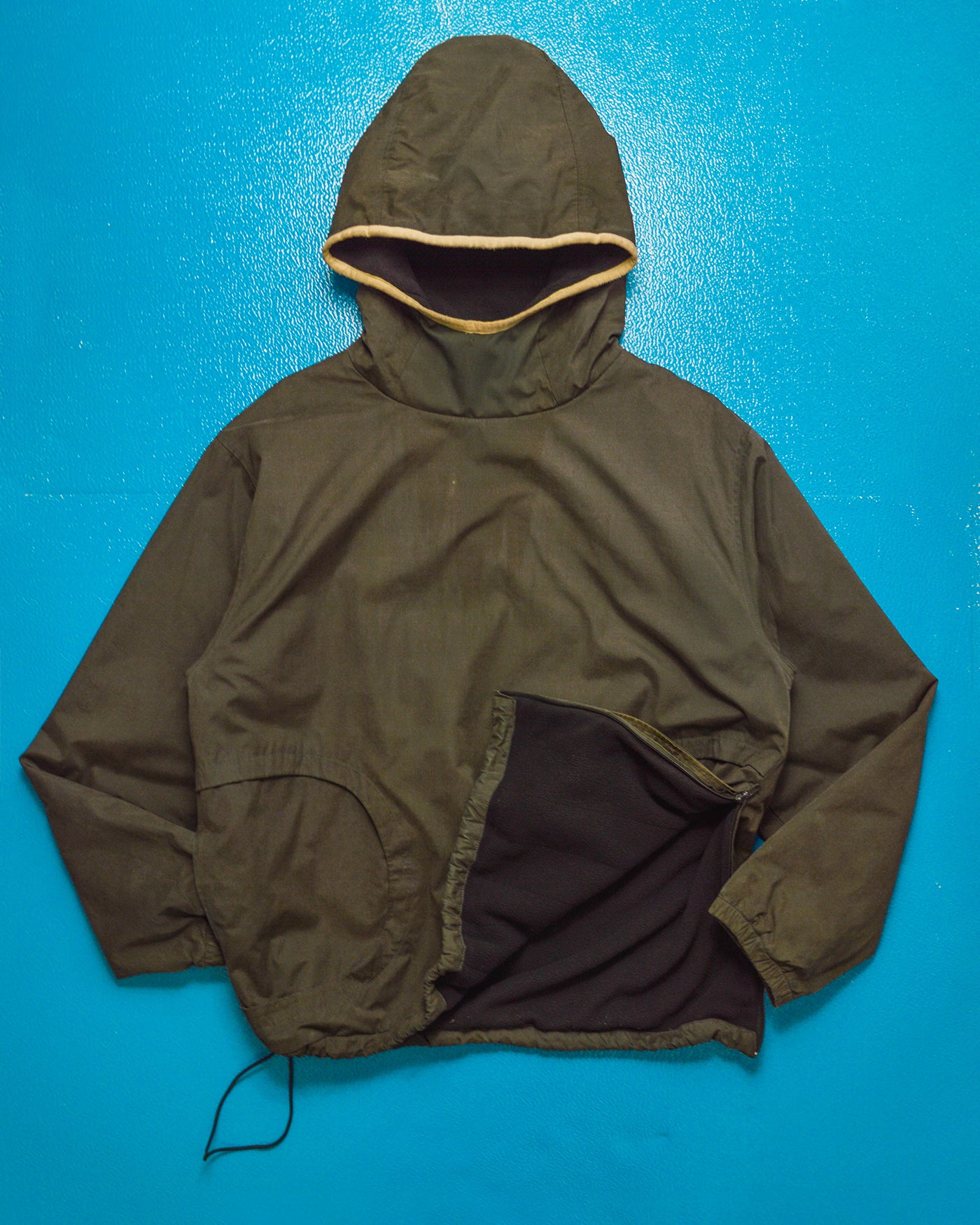Skate Line Fleece Lined Smooth Pullover Jacket (~L~)