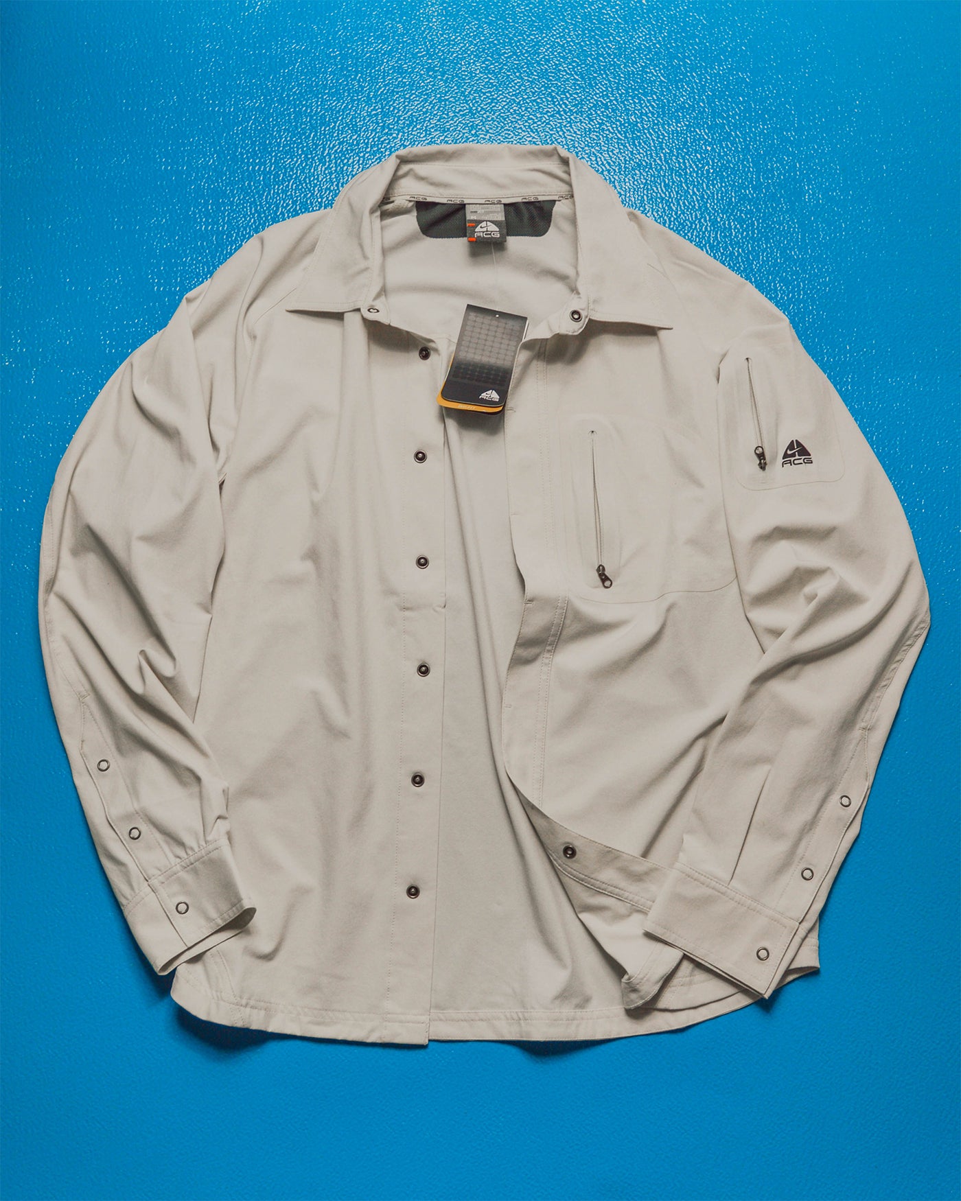 Fall 2005 Dri-Fit Cream Panelled Pocket Shirt (M)