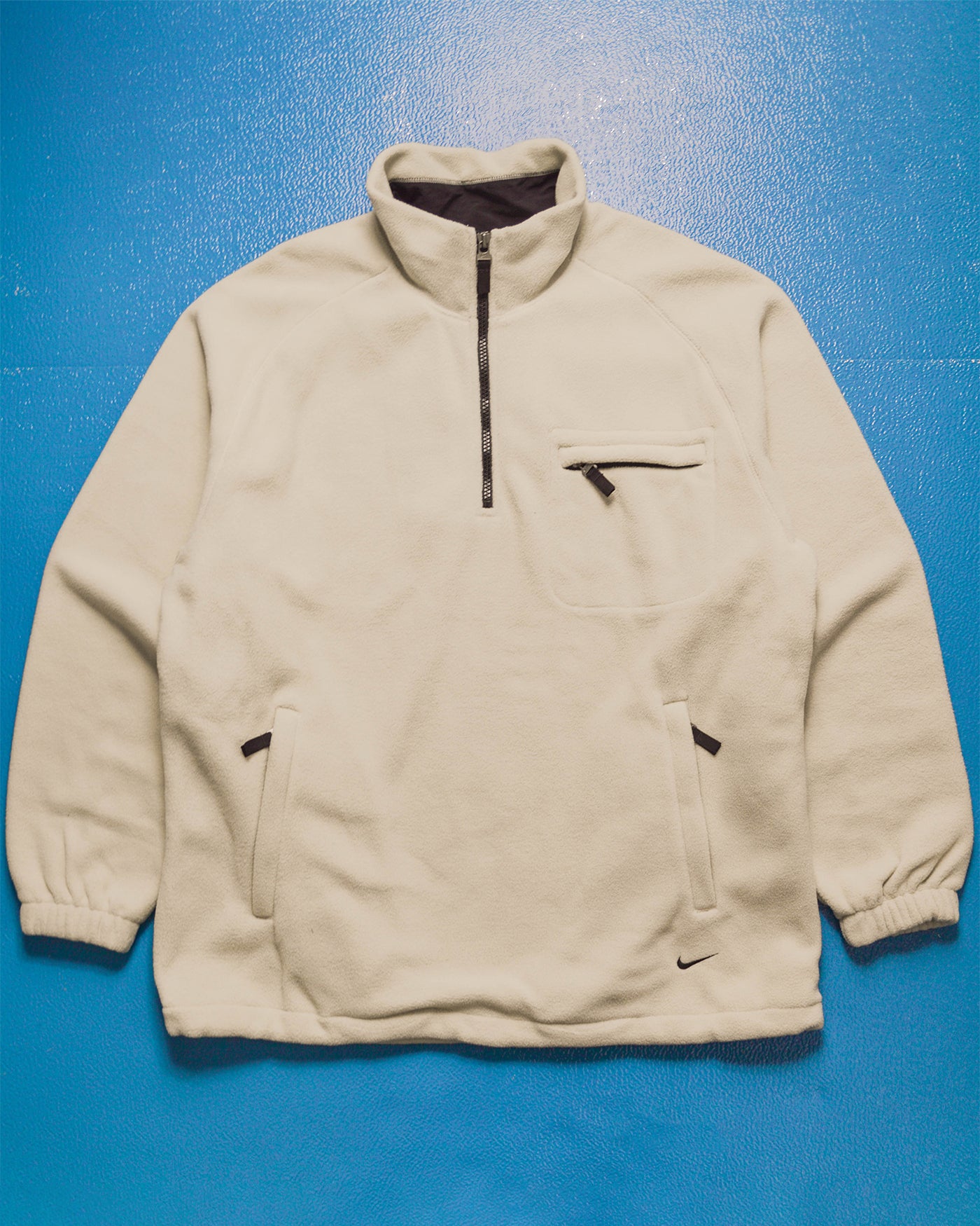 Fall 2000 Cream Quarter Zip Fleece Pullover (M~L)