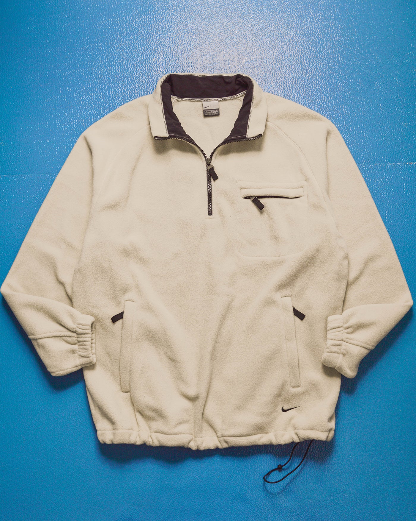 Fall 2000 Cream Quarter Zip Fleece Pullover (M~L)