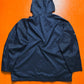 Fall 2000 Egg Cell Style Nylon Navy Windbreaker Jacket (XL)