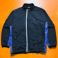 Fall 2001 Reflective Lapel Strip Navy  Purple  Lime Track Jacket (XL)
