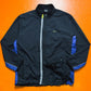 Fall 2001 Reflective Lapel Strip Navy  Purple  Lime Track Jacket (XL)