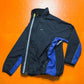Fall 2001 Reflective Lapel Strip Navy  Purple  Lime Track Jacket (XL)
