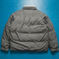 Grey / White Microcheck Reversible Puffer Jacket (L~XL)