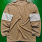 Spring 2000 Tan Quarter Zip Minimal Striped Rugby / Jumper (~M~)
