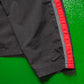Spring 2002 Red Striped Zip Up  Nylon Shirt (~L~)